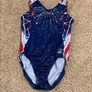 Simone Biles styled GK leotard
